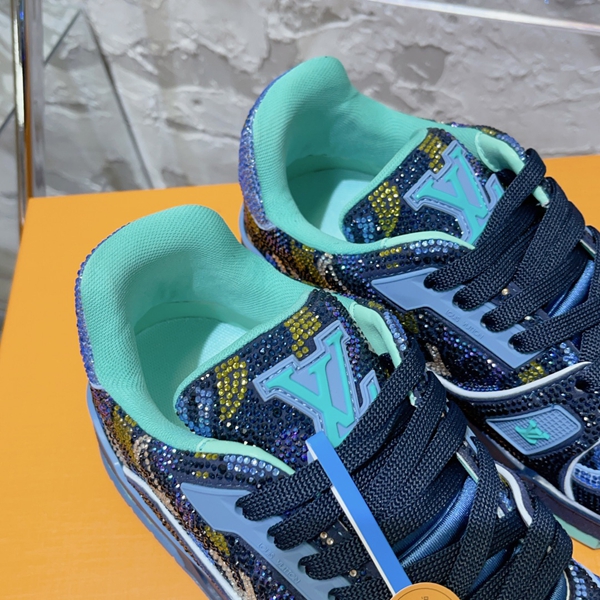 ルイヴィトン靴角部分ディテール